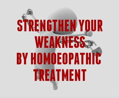 STRENGTHEN YOUR WEAKNESS – Homeopathic Drug Shots