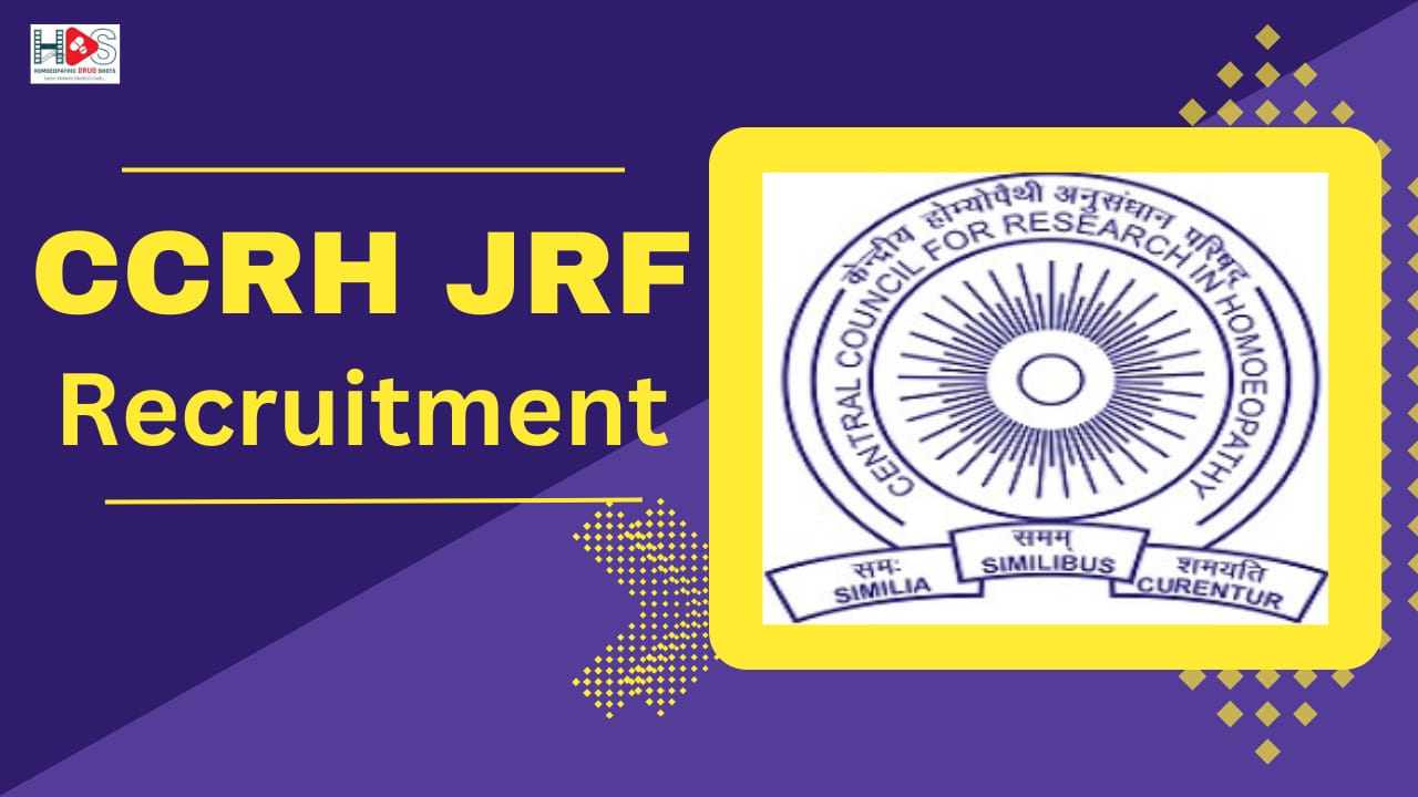 CCRH  Junior Research Fellows Recruitment | HDS