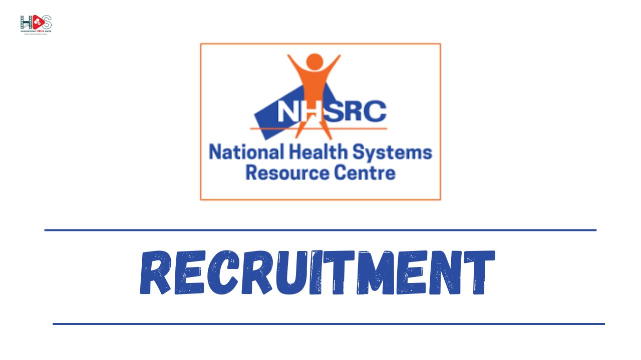 NHSRC, New Delhi Recruitment | HDS