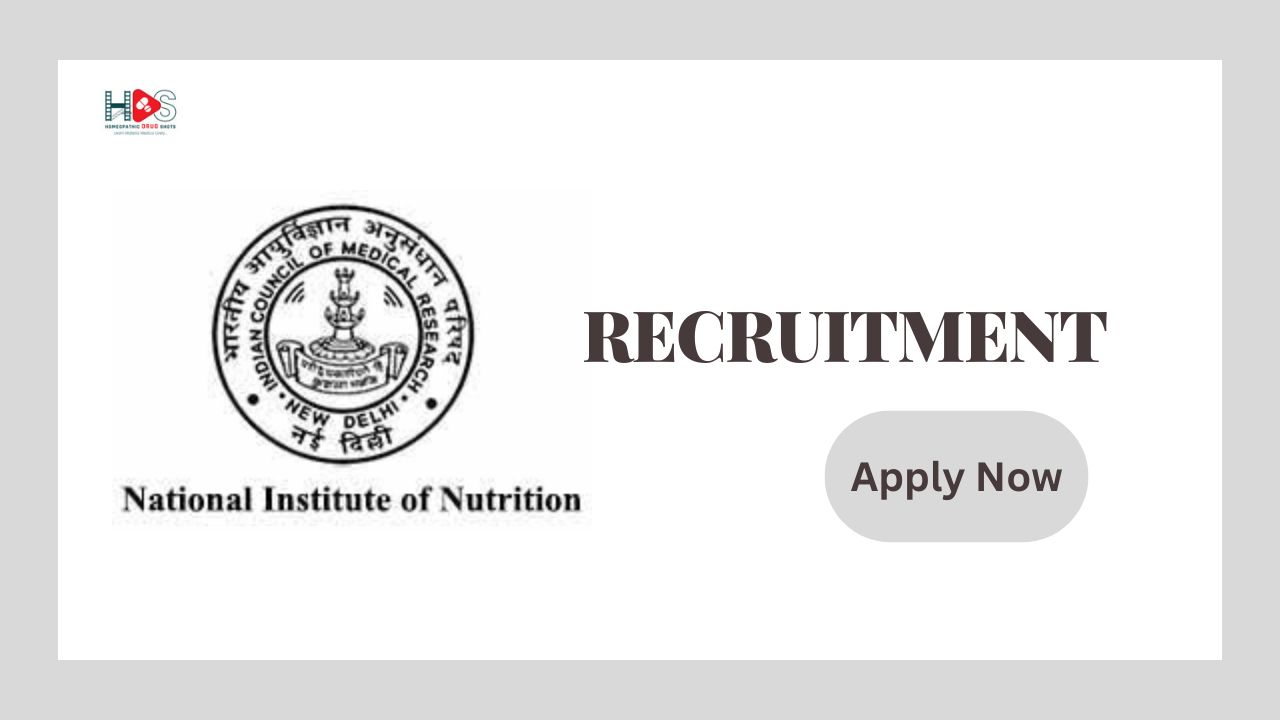 National Institute of Nutrition, Hyderabad Recruitment | HDS