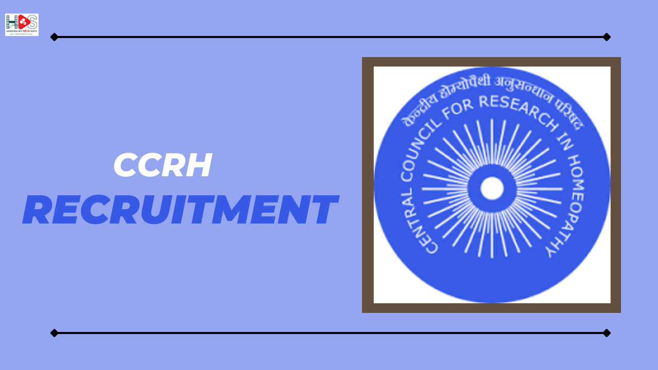 CCRH Unit, Chennai Recruitement | HDS