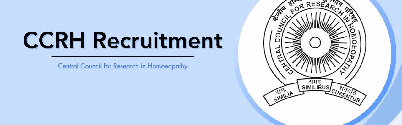 CCRH SRF (Homoeopathy) Walk-In – Nov 2025