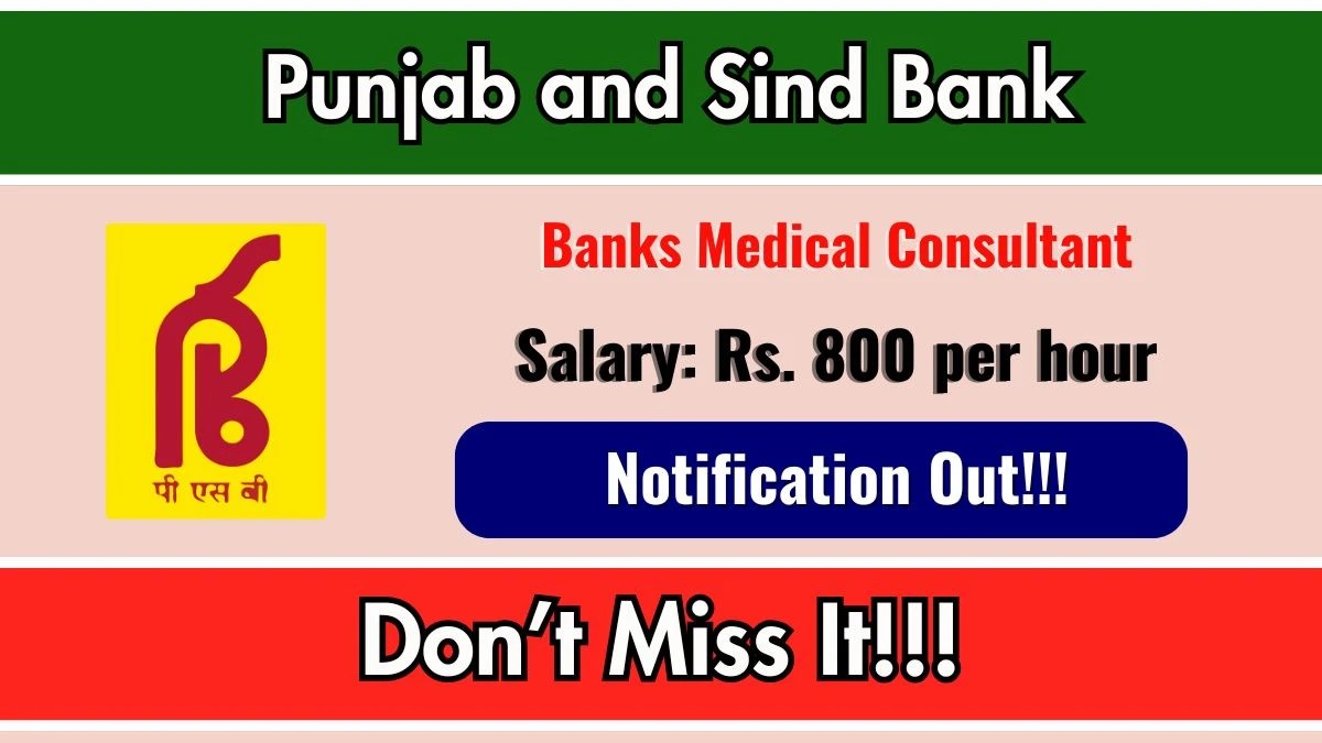 PSB Gurgaon Medical Consultant Recruitment 2026